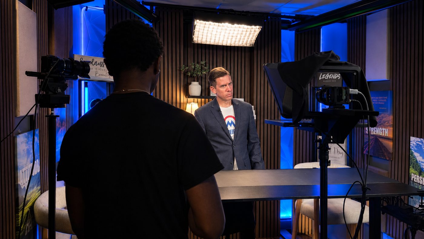 Behind the scenes at the Vine studio